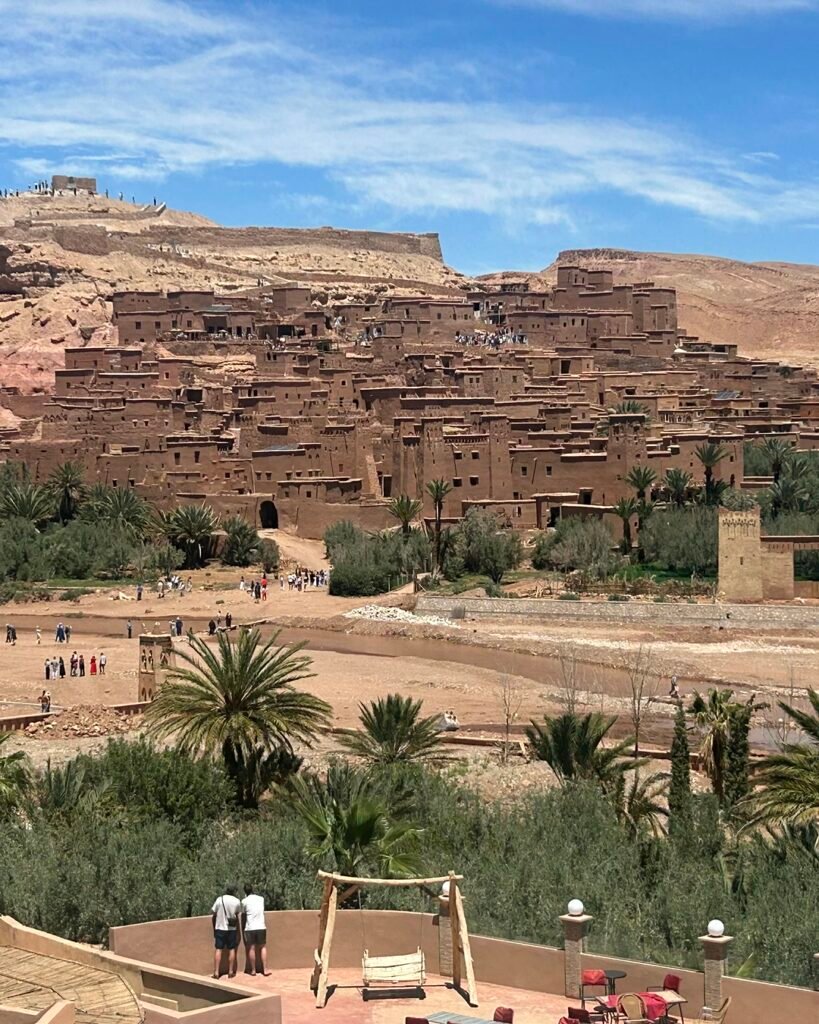 El pueblo fortificado de adobe de Ait Ben Haddou cerca de Ouarzazate