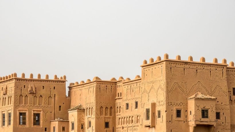 A traditional desert dwelling on the Grand Morocco Journey route