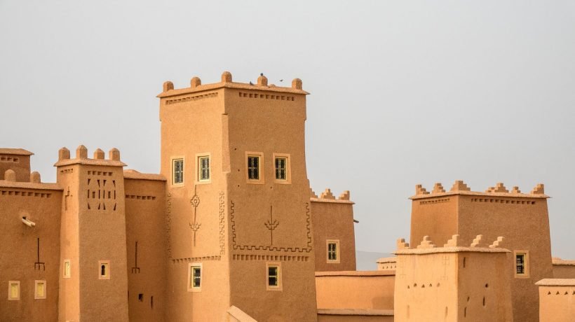 A historic Moroccan kasbah cityscape on the Grand Tour route